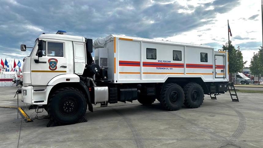 В России создан мобильный пункт управления для МЧС