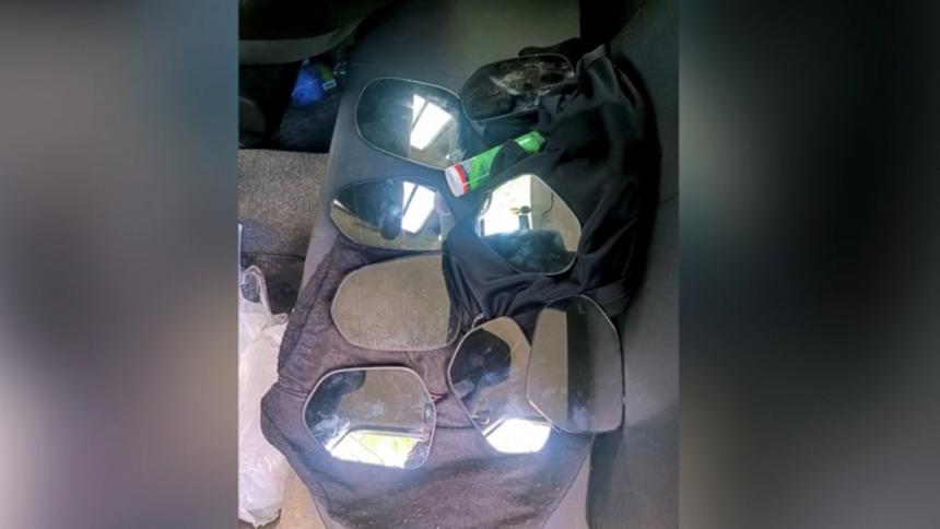 Полиция поймала и наказала серийного похитителя зеркал с машин