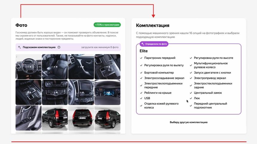 Россияне получили доступ к нейросети для определения комплектации машин