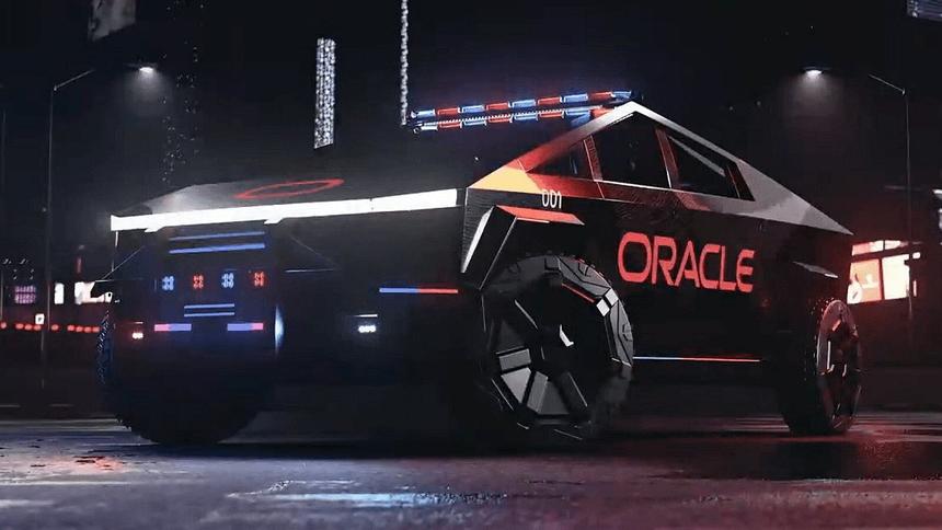Tesla Cybertruck представлен в виде полицейской машины Робокопа