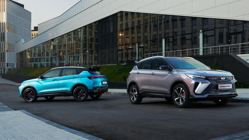 Объявлены цены на новый Geely Coolray для России