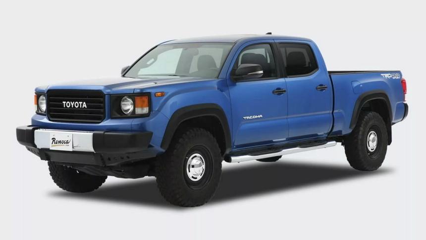 Пикап Toyota Tacoma «состарили» на 35 лет: вот что получилось