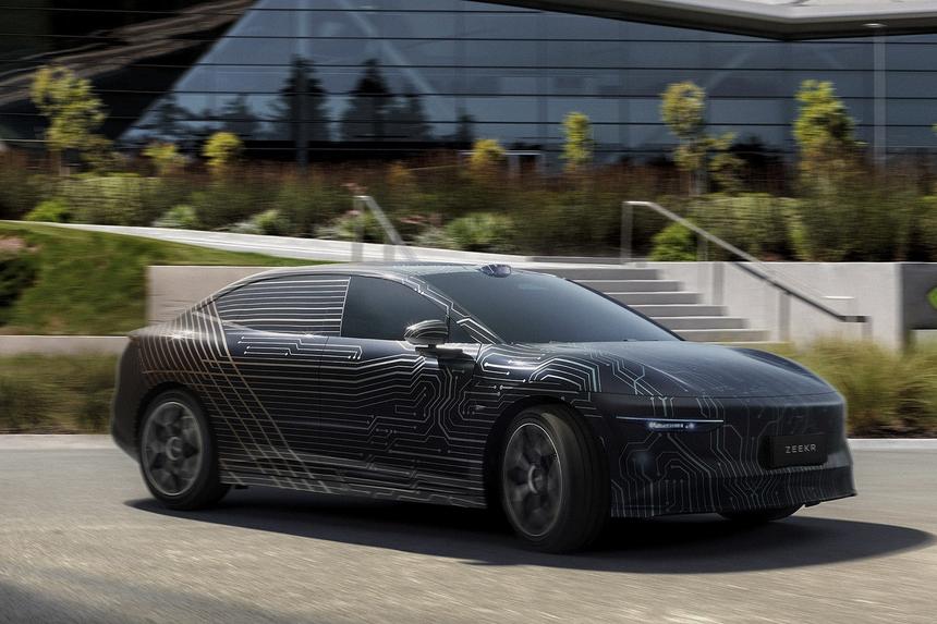 Zeekr показал фотографию первого в истории марки седана