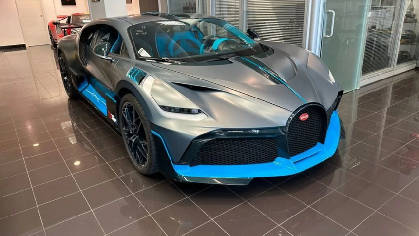 В России обнаружен гиперкар Bugatti Divo