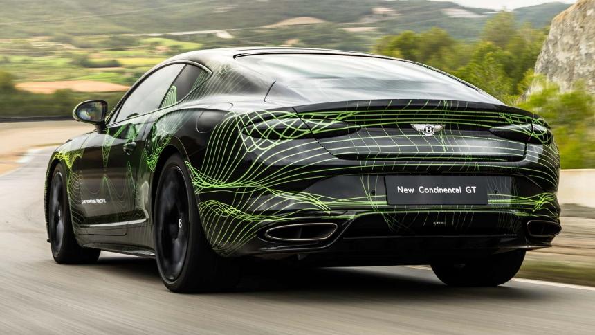 Bentley впечатлила внешностью и мощностью нового Continental GT