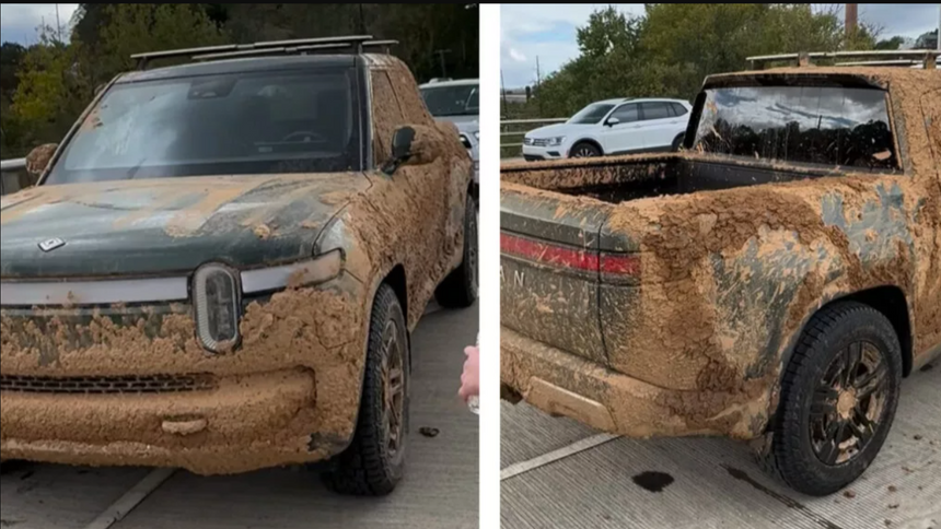 Посмотрите, что случилось с затонувшим электромобилем