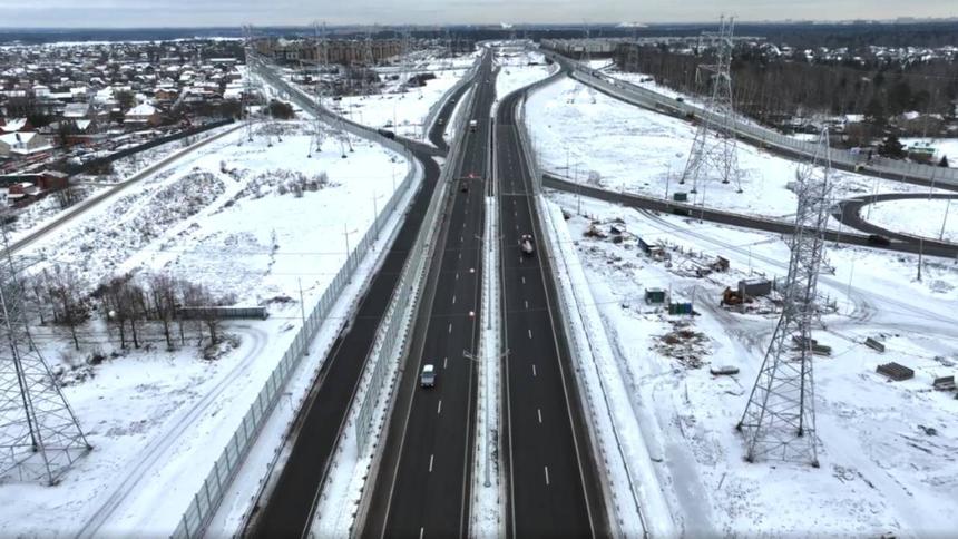 Более 700 тысяч водителей проехали по Мытищинской хорде в феврале