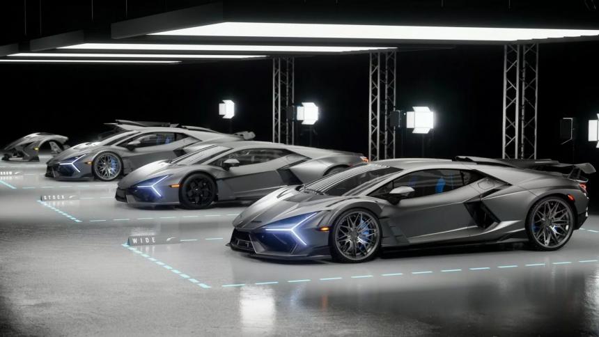 Американцы показали два композитных обвеса для Lamborghini Revuelto