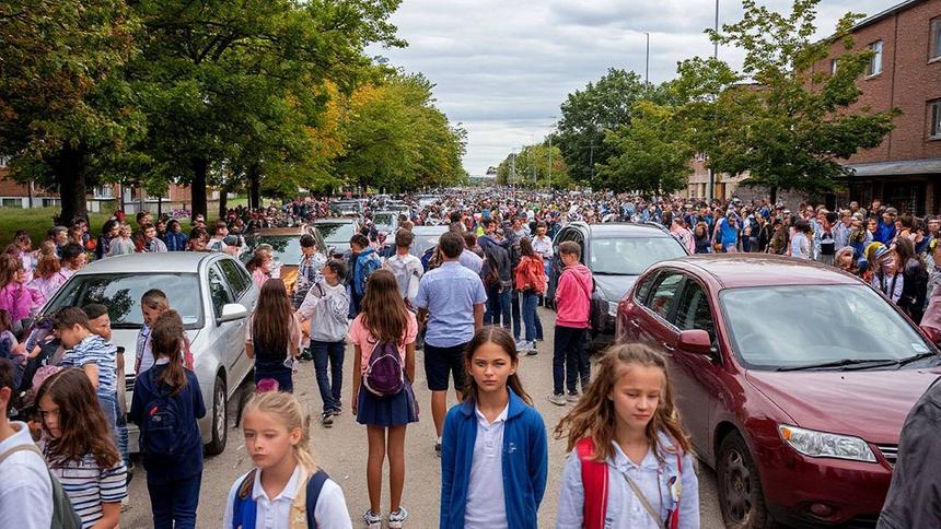 В Москве могут запретить платные парковки у школ и больниц