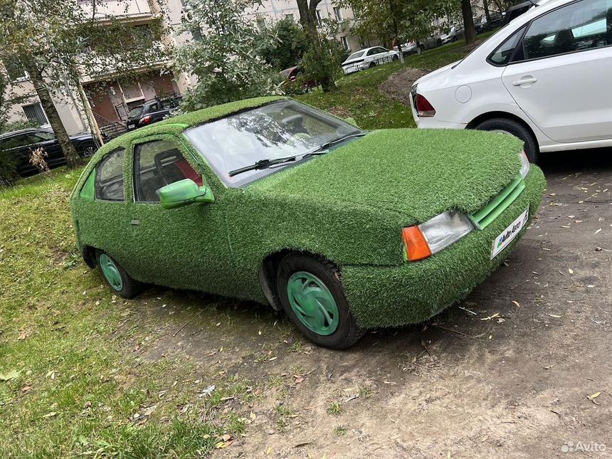 В России выставили на продажу автомобиль-лужайку