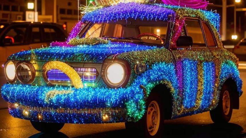 Россиян предупредили о штрафах и лишении прав за украшения машин