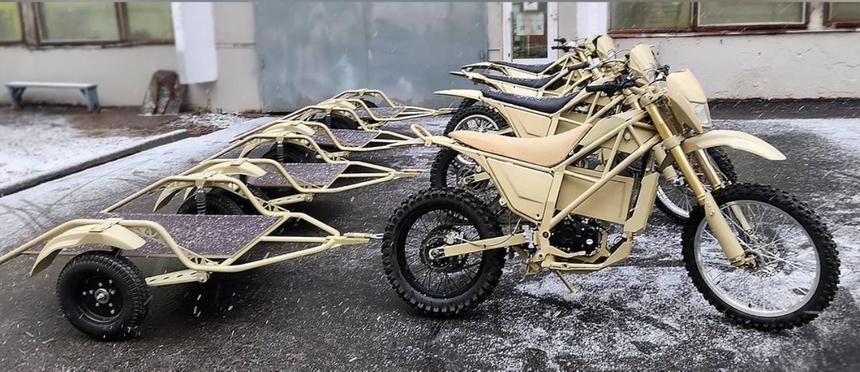 «Калашников» представил бесшумный электромотоцикл с грузовым прицепом