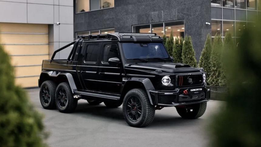 Россиян удивила цена шестиколёсного пикапа Mercedes G63
