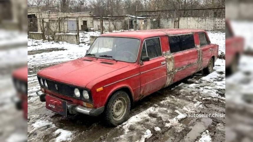 В продаже появился лимузин ВАЗ-2106 с бильярдом в салоне