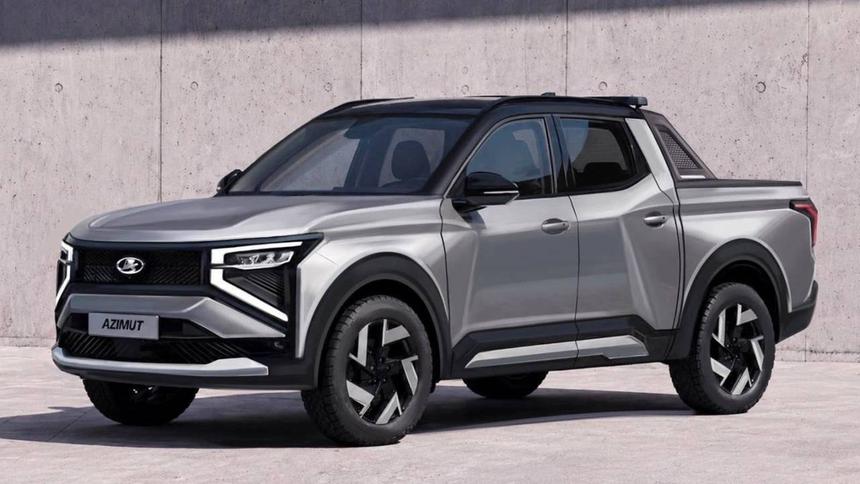 Дизайнер представила концепт пикапа на базе Lada Azimut