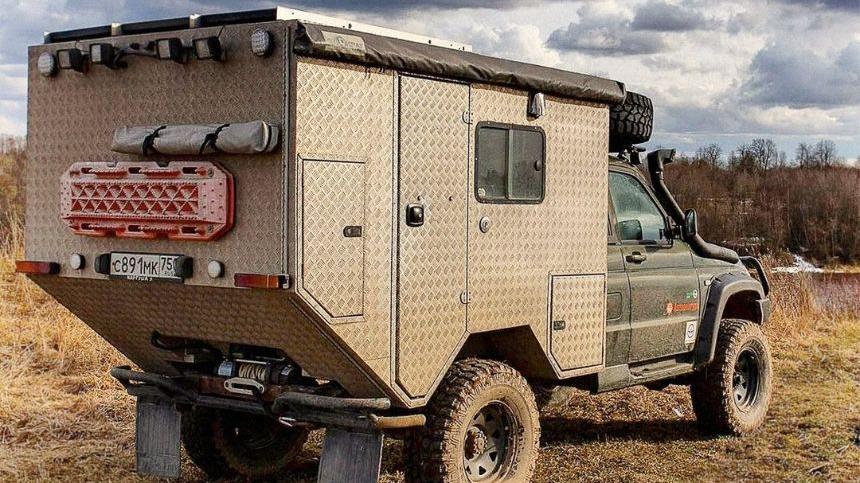 Посмотрите, как выглядит дом на колесах на базе УАЗ «Патриот» - Quto.ru