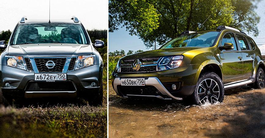 Сравнение Renault Duster и Nissan Terrano: сто и одно отличие - Quto.ru